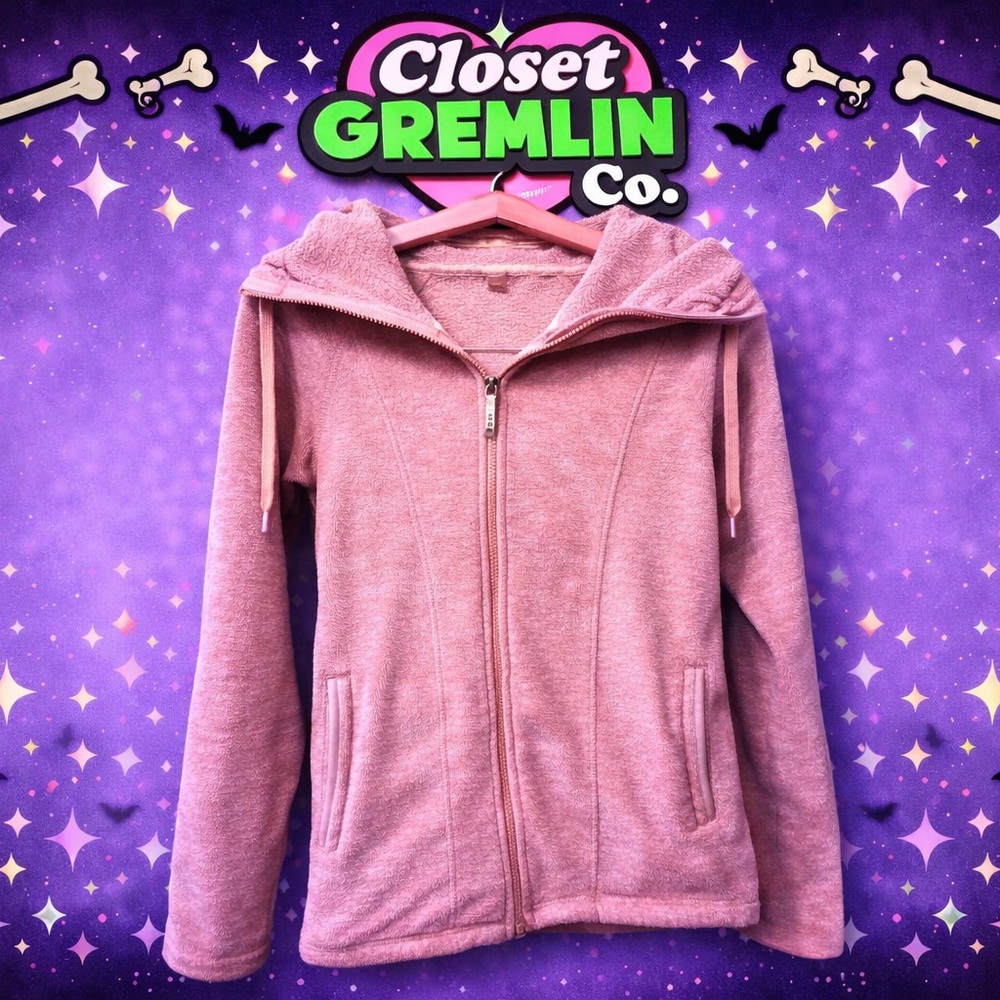 Roxy Blush Pink Zip-Up Hoodie
